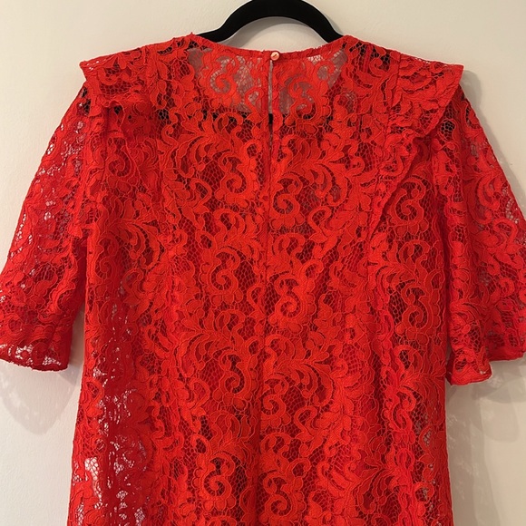 Zara - red lace top with matching camisole tank - Size L - Picture 3 of 6